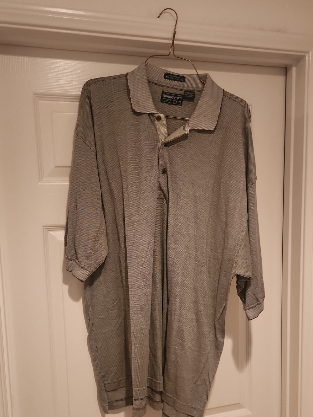 Lightweight Men's Short-Sleeve Polo Jacket in Grey